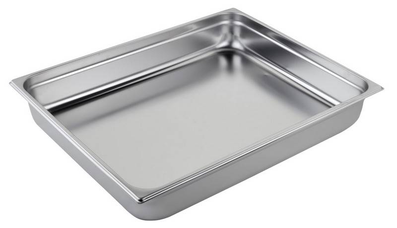 BACINELLA ACCIAIO INOX GN2/1 H100MM