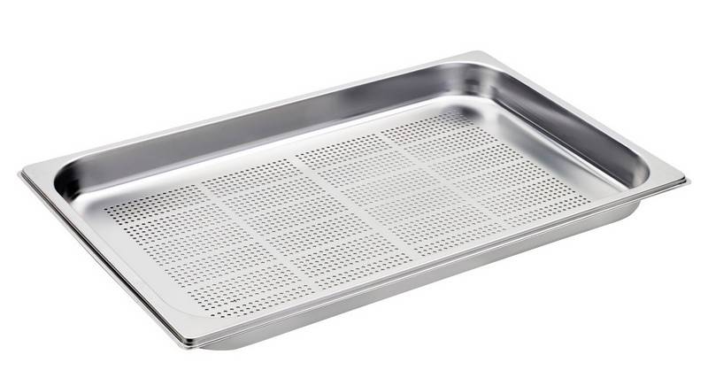 GELOCHTE EDELSTAHLBECKEN GN1/1 H40MM
