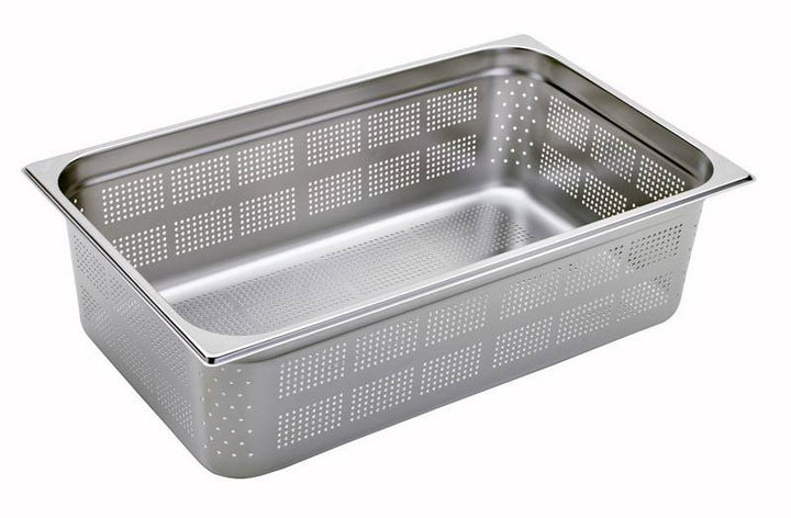 GELOCHTE BECKEN EDELSTAHL GN1/1 H150MM