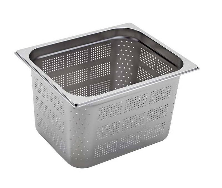BACINELLA FORATA ACCIAIO INOX GN1/2 H200MM