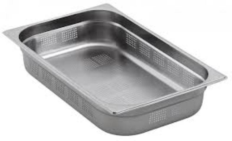 PERFORATED STAINLESS STEEL BASIN GN1/3 H100MM