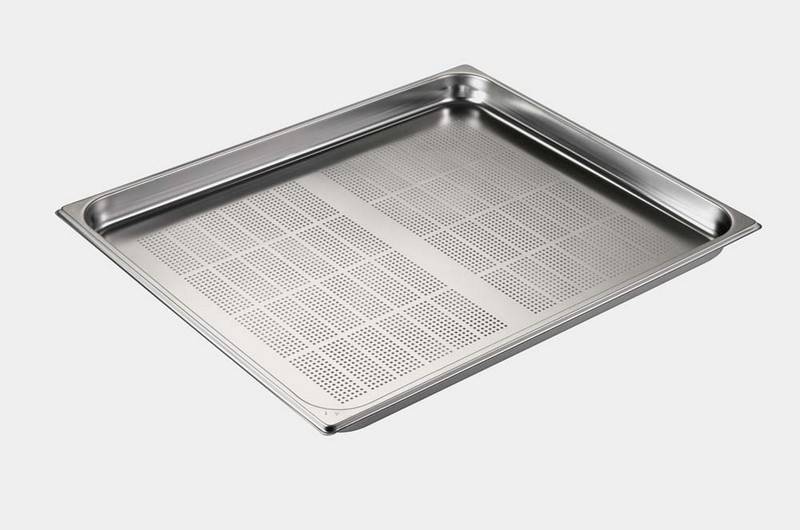 BACINELLA FORATA ACCIAIO INOX GN2/1 H40MM