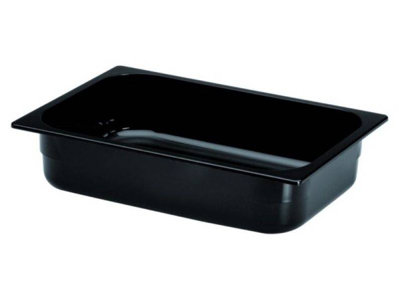 BACINELLA DA GELATERIA IN POLICARBONATO NERO