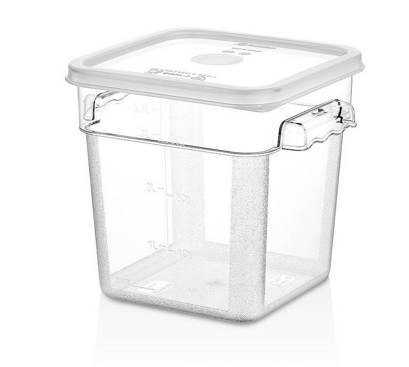 3L SQUARE POLYCARBONATE JAR
