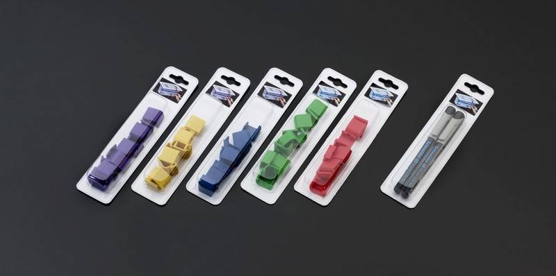 CLIP COLORATA PER COPERCHI POLIPROPILENE