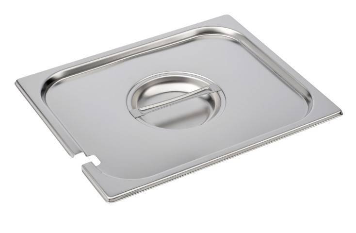 DECKEL MIT SCHLITZ GN1/6 EDELSTAHL FÜR SCHÖPFLÖFFEL