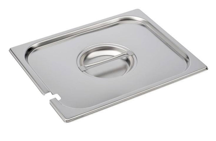 DECKEL MIT SCHLITZ GN1/6 EDELSTAHL FÜR SCHÖPFLÖFFEL
