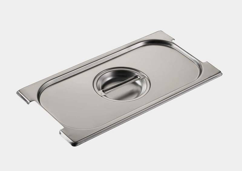 DECKEL MIT GRIFFAUSSCHNITT EDELSTAHL GN1/3