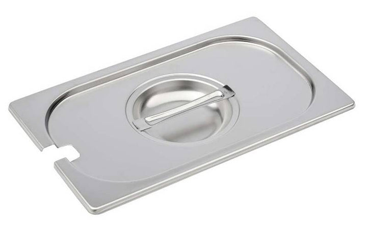 DECKEL MIT LOCH LÖFFEL EDELSTAHL GN1/4