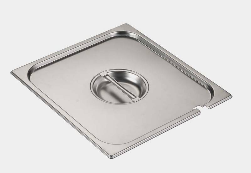 LID WITH LADLE NOTCH STAINLESS STEEL GN2/3