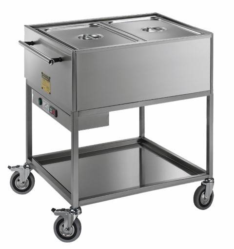 BAIN-MARIE HEATED TROLLEY