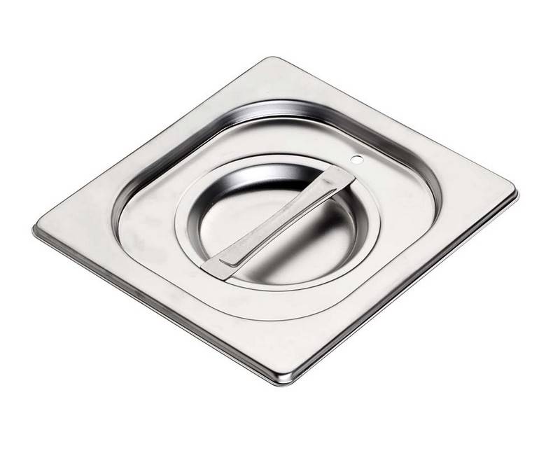 DICHTER DECKEL EDELSTAHL GN1/6