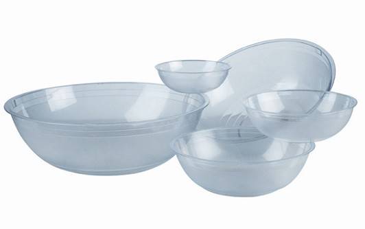POLYCARBONATE TEXTURED BOWL 300MM