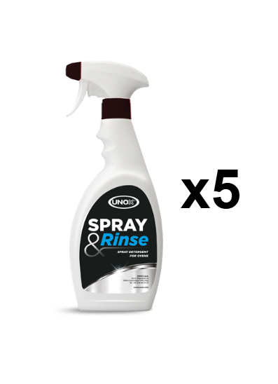 UNOX Detergente SPRAY&amp;Rinse Masterpack da 5 confezioni DB1044