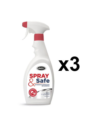 UNOX SPRAY&amp;Safe Masterpack da 3 confezioni DB1070