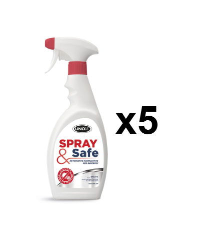 UNOX SPRAY&amp;Safe Masterpack da 5 confezioni DB1070