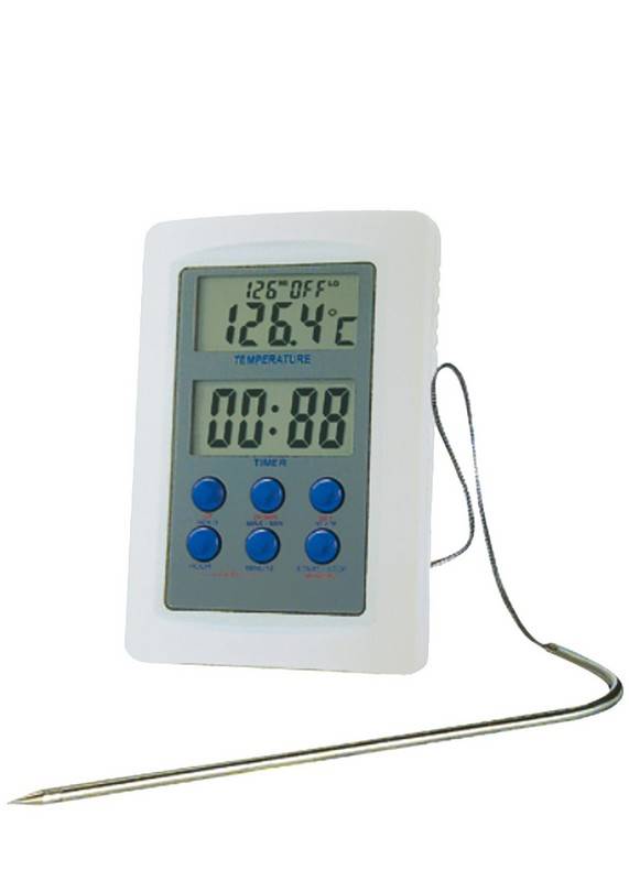 TERMOMETRO CON SONDA ESTERNA, TIMER ED ALLARME