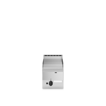 Gas fry-top with polished chrome-plated smooth plate Cod. F60/30FTG/CL/T