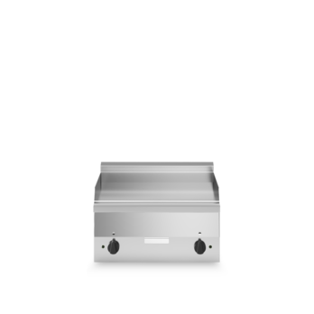 Electric fry top with 2/3 smooth 1/3 ribbed plate Cod. F60/60FTE/LR/T