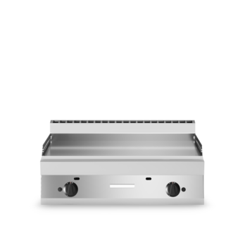 Gas griddle with smooth plate Code F65/100FTG/L/T