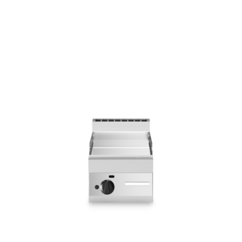 Fry-top a gas con piastra cromata lucida liscia Cod. F65/40FTG/CL/T