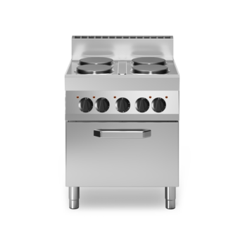 Electric cooker, 4 hot plates with electric convection oven Code F65/70CFE
