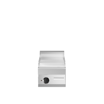 Electric fry-top with polished chrome smooth plate, top version. Code F70/40FTE/CL/T