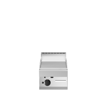 Fry-top a gas con piastra rigata versione top Cod. F70/40FTG/R/T