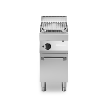 Griglia a pietra lavica su armadio con porta Cod. F70/40GRLI/P