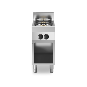 Piano di cottura gas, 2 fuochi su armadio aperto Cod. F70/40PCGB/A