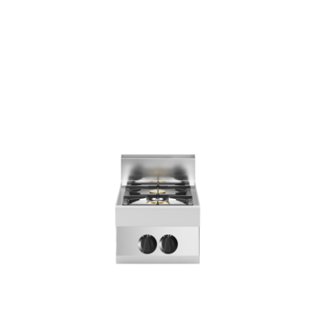 Piano di cottura gas, 2 fuochi versione top Cod. F70/40PCGB/T