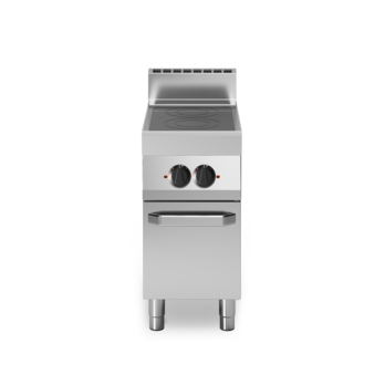 Piano di cottura elettrico in vetroceramica su vano con porte Cod. F70/40PVE/P