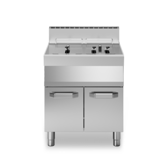 Gasfritteuse, 2 Becken Fassungsvermögen 13+13 Liter Art.-Nr. F70/70FRGV/2V13/P