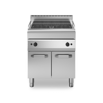 Griglia a gas su armadio con porte Cod. F70/70GRGG/P