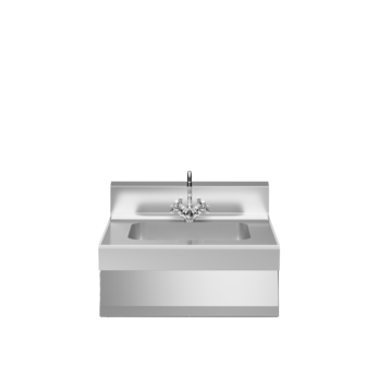 Elemento lavello versione top, vasca dimens Cod. F70/70LA/T