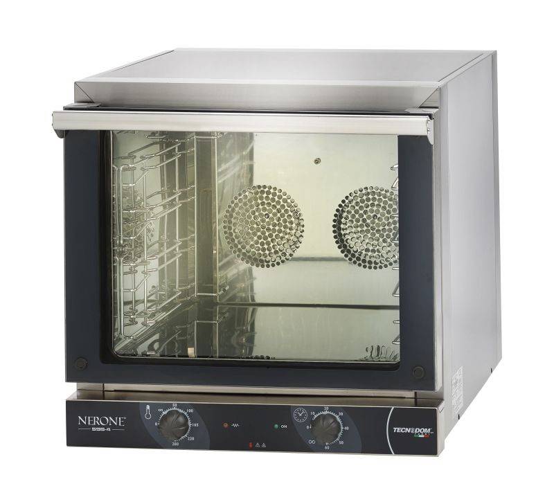 MECHANICAL CONVECTION OVEN, FOR 4 GN 1/1 TRAYS OR GRIDS, DROP-DOWN DOOR
