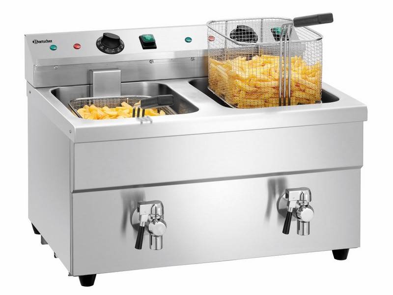 FRIGGITRICE DA 8+8 LITRI AD INDUZIONE