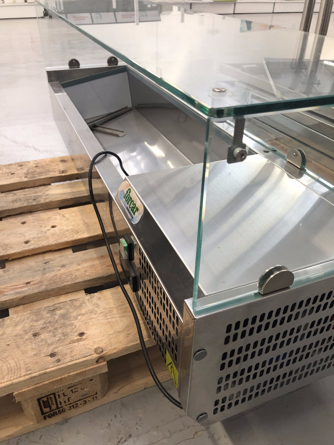 Vetrina refrigerata pizza statica - Forcar - usata