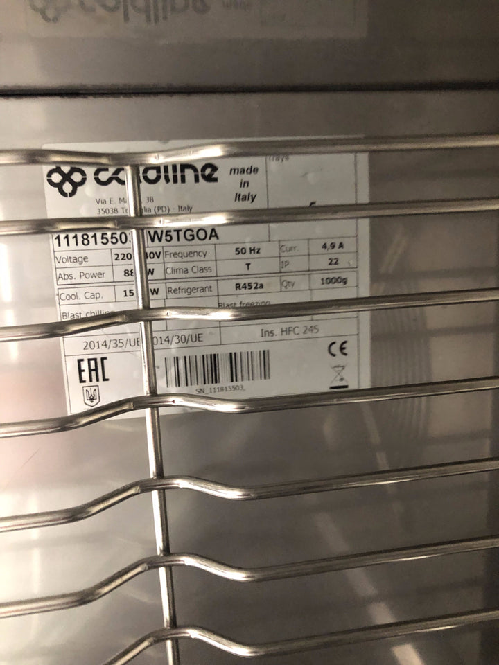 Abbattitore di temperatura Coldline usato 5 teglie GN 1/1 o 60x40