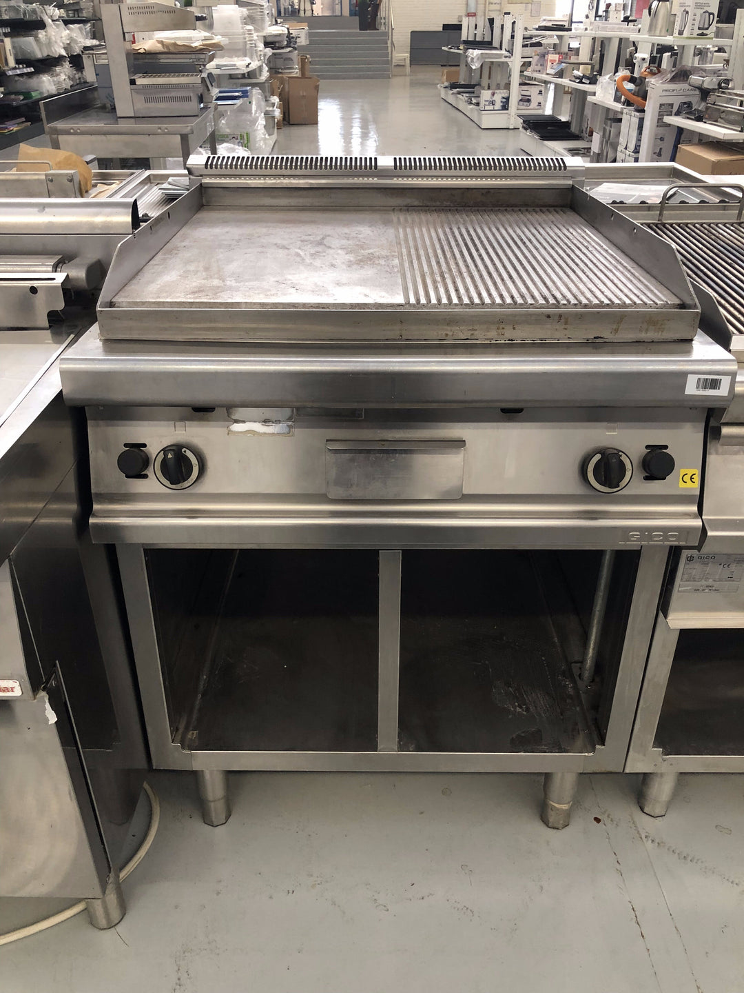 Fry top a gas Gico serie 900 usata