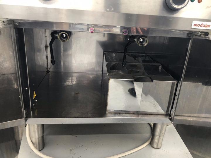 Friggitrice elettrica doppia vasca Modular - usata