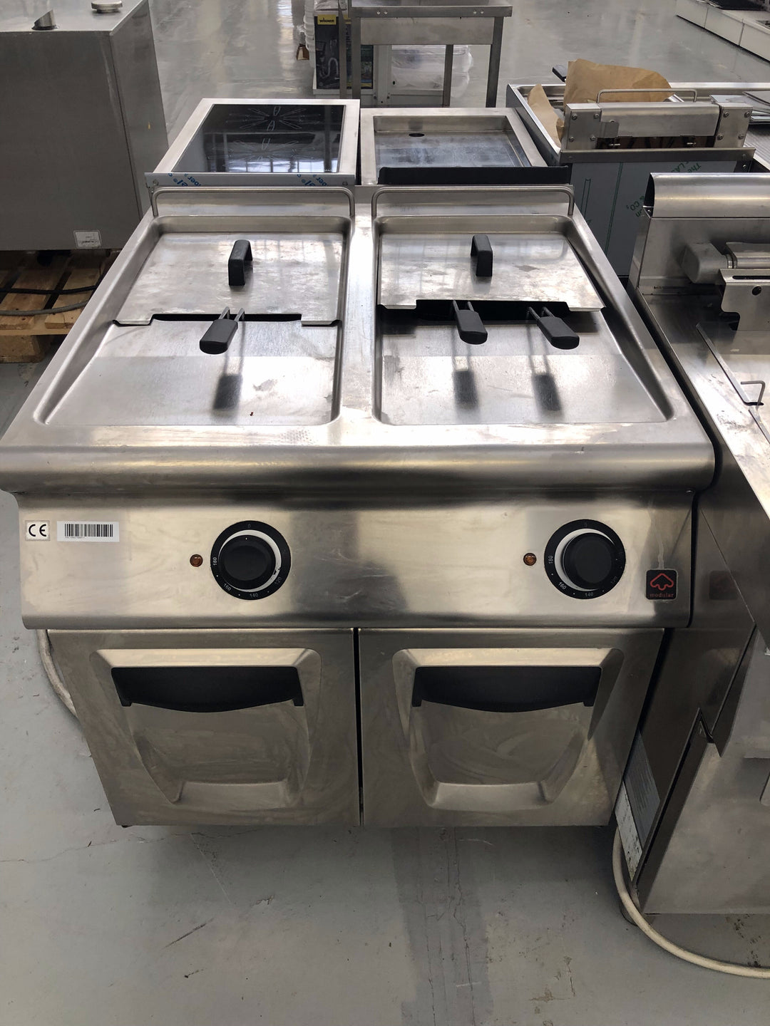 Friggitrice elettrica trifase doppia vasca Modular - usata
