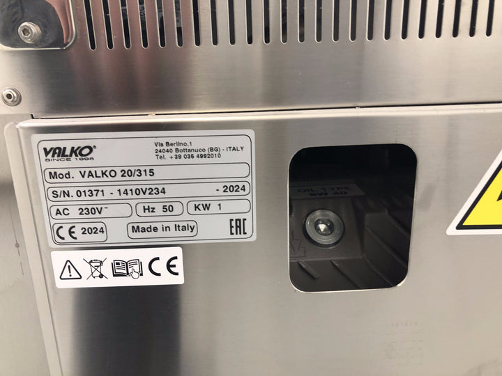 Confezionatrice sottovuoto VALKO LINE 20/315 nuova