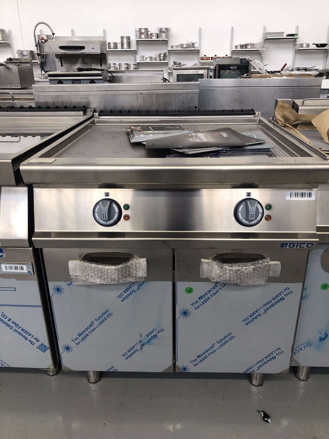 Frytop elettrica nuova GICO serie 900 esposizione
