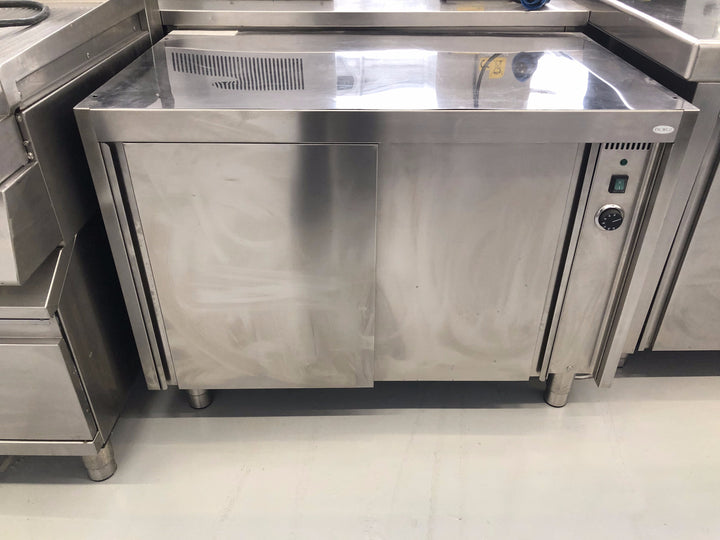Tavolo caldo in acciaio inox usato/sala espositiva