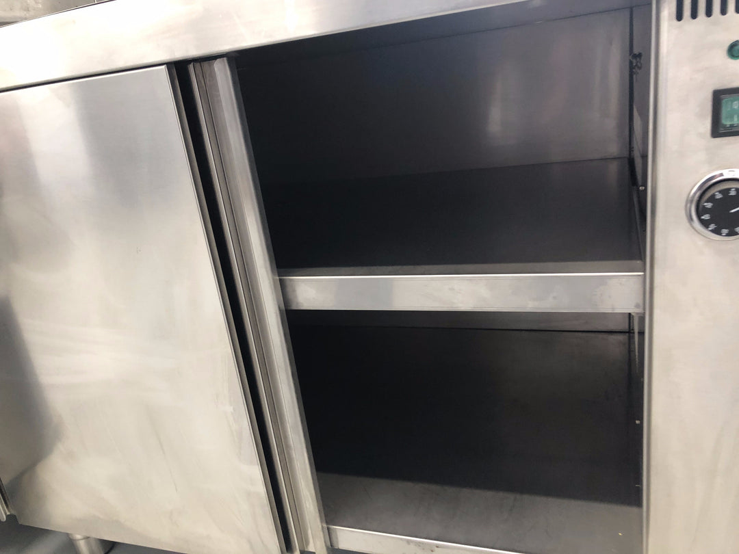 Tavolo caldo in acciaio inox usato/sala espositiva
