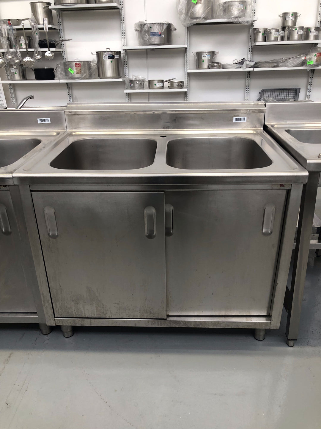 Lavello inox usato doppia vasca