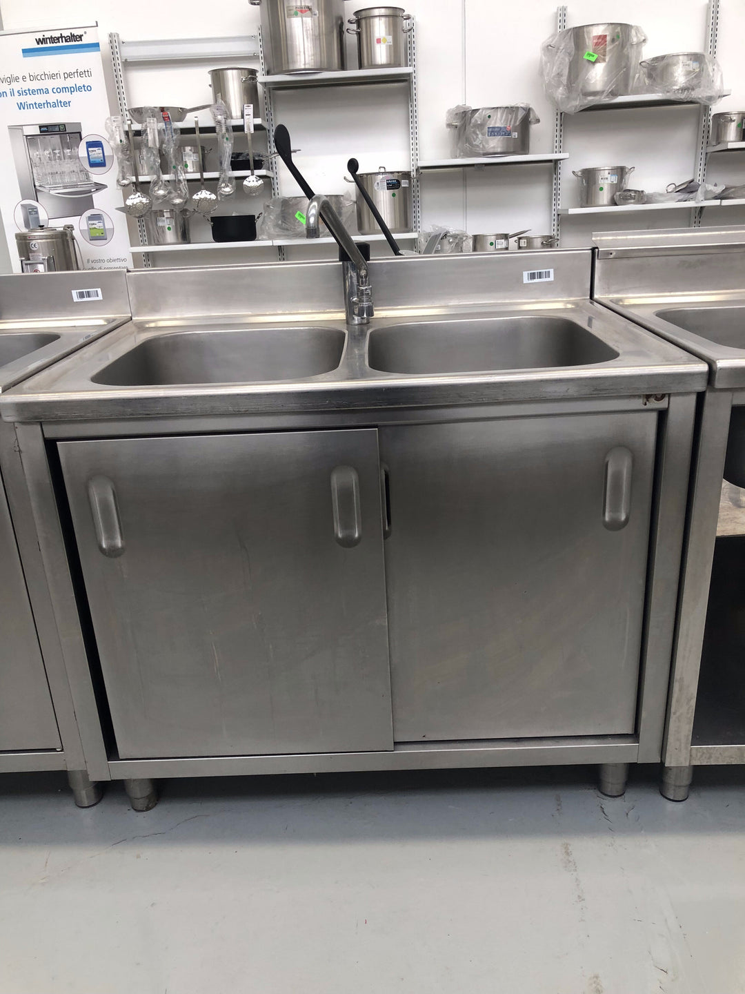 Lavello inox usato doppia vasca