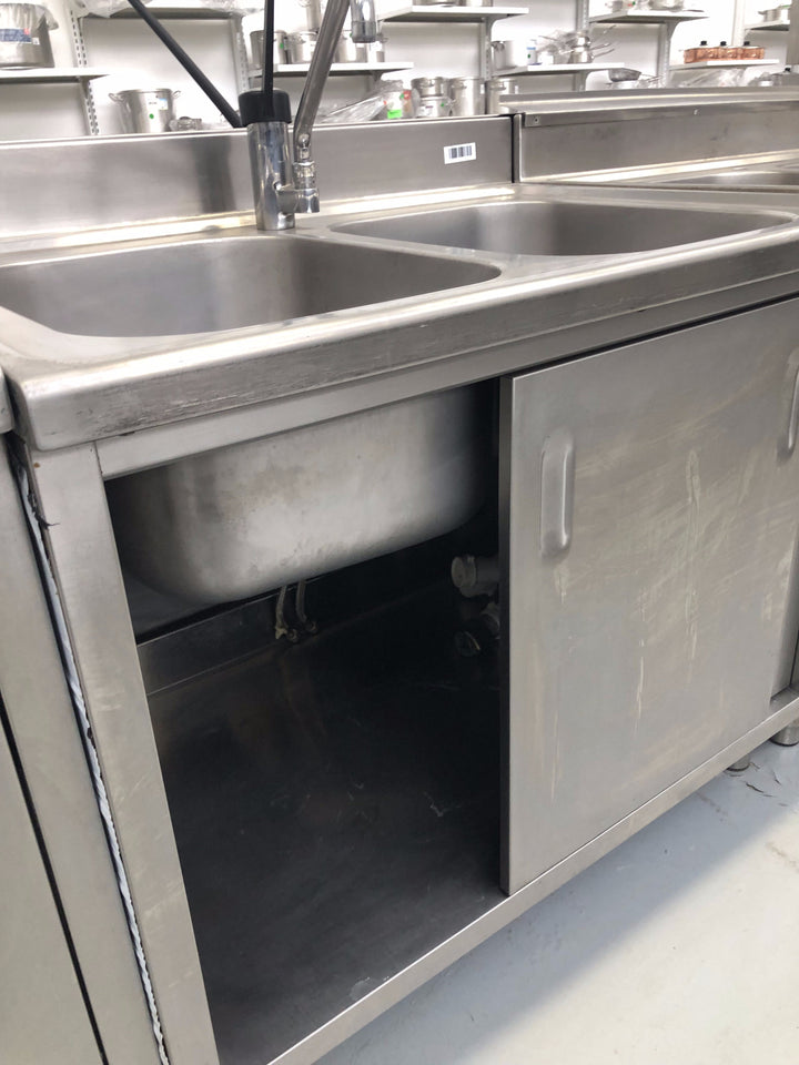 Lavello inox usato doppia vasca
