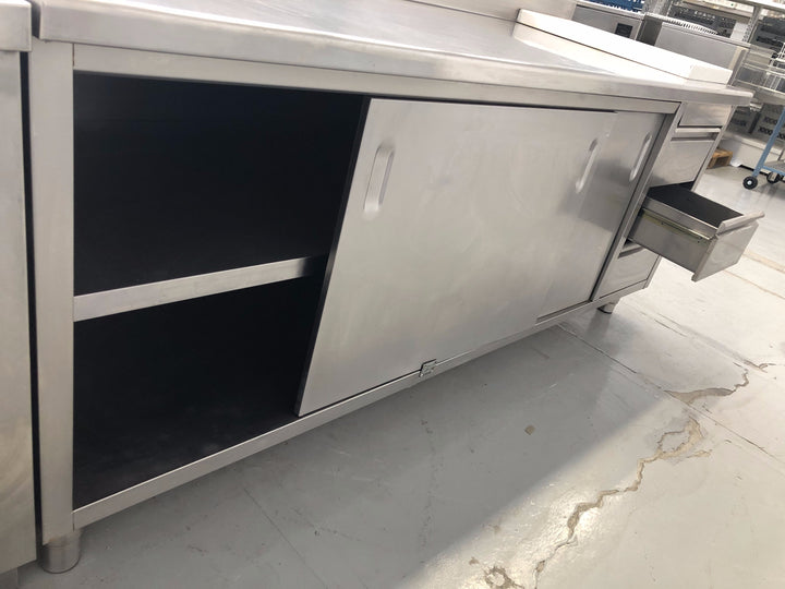 Tavolo inox usato con cassettiera